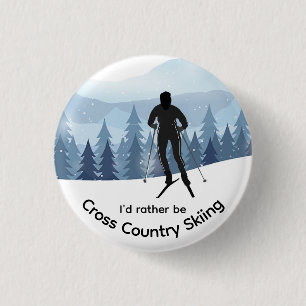 langlauf ontwerp ronde button 3,2 cm