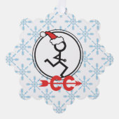 Langlaufloipe © Paper Ornament Kaart (Voorkant)