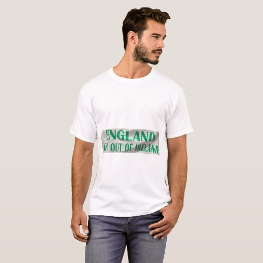 L'Angleterre sortent du T-shirt de l'Irlande (Devant entier)