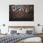 Langley Downtown #1 Canvas Afdruk (Insitu (Slaapkamer))