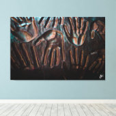 Langley Downtown #1 Canvas Afdruk (Insitu (Houten vloer))