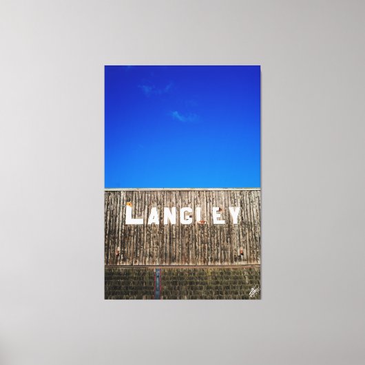 Langley Downtown #2 Canvas Afdruk (Voorkant)