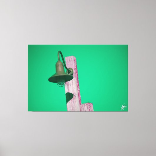 Langley Light Post serie #10 Canvas Afdruk (Voorkant)