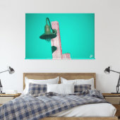 Langley Light Post serie #11 Canvas Afdruk (Insitu (Slaapkamer))
