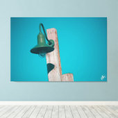 Langley Light Post serie #12 Canvas Afdruk (Insitu (Houten vloer))