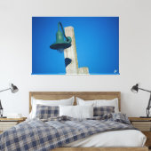 Langley Light Post serie #1 Canvas Afdruk (Insitu (Slaapkamer))