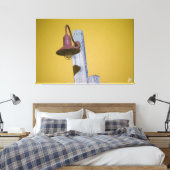 Langley Light Post serie #3 Canvas Afdruk (Insitu (Slaapkamer))