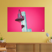 Langley Light Post serie #4 Canvas Afdruk (Insitu (Woonkamer))