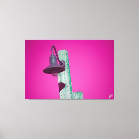 Langley Light Post serie #5 Canvas Afdruk (Voorkant)