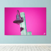 Langley Light Post serie #5 Canvas Afdruk (Insitu (Houten vloer))