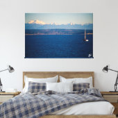 Langley waterkant #33 canvas afdruk (Insitu (Slaapkamer))