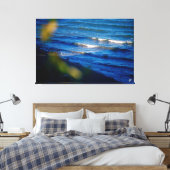 Langley waterkant #3 canvas afdruk (Insitu (Slaapkamer))