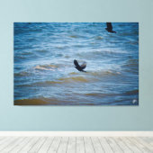 Langley waterkant #4 canvas afdruk (Insitu (Houten vloer))