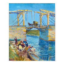 Langlois Bridge at Arles (1888) Van Gogh Fine Art