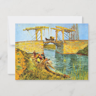 Langlois Bridge in Arles door Vincent van Gogh