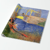 Langlois Bridge in Arles door Vincent van Gogh Cadeaupapier (Uitgerold)
