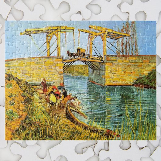 Langlois Bridge in Arles door Vincent van Gogh Legpuzzel