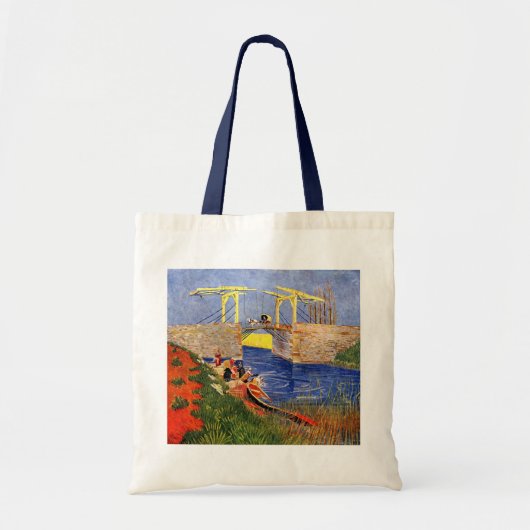 Langlois Bridge in Arles door Vincent van Gogh Tote Bag (Voorkant)