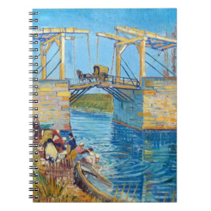 Langlois Bridge in Arles Vincent Van Gogh spiraal Notitieboek