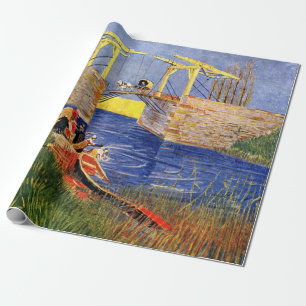 Langloisbrug in Arles door Vincent van Gogh Cadeaupapier