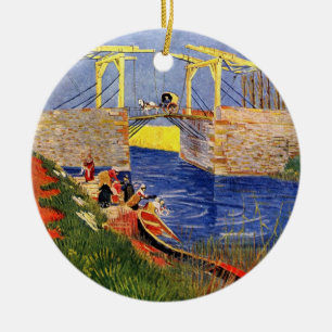 Langloisbrug in Arles van Vincent van Gogh Keramisch Ornament