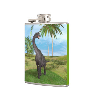 Langnek Dinosaurus Jungle Avontuur Heupfles