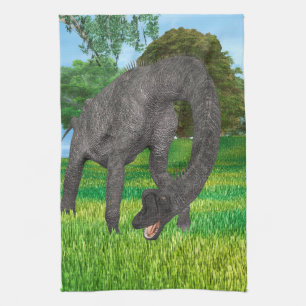 Langnek Dinosaurus Jungle Avontuur Theedoek