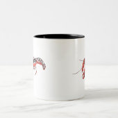 langoest tweekleurige koffiemok (Center)