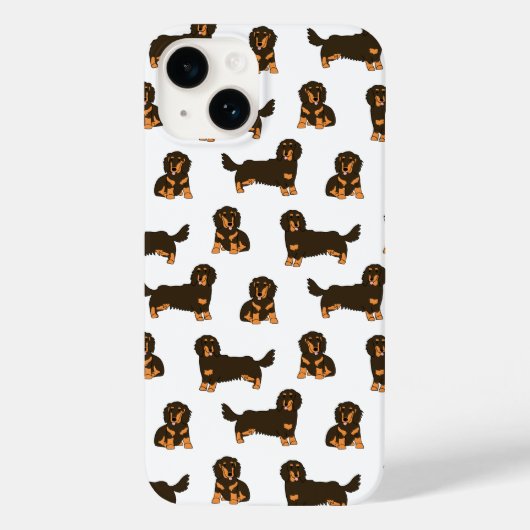 Langoharige Dachshund Case-Mate iPhone Case (Achterkant)