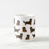 Langoharige Dachshund Koffiemok (Center)