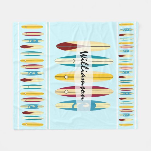  langplanken fleece deken (Voorkant (Horizontaal))