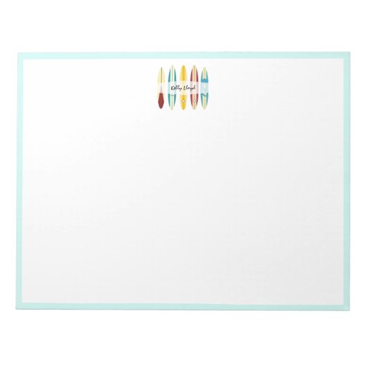 langplanken notitieblok (Voorkant)