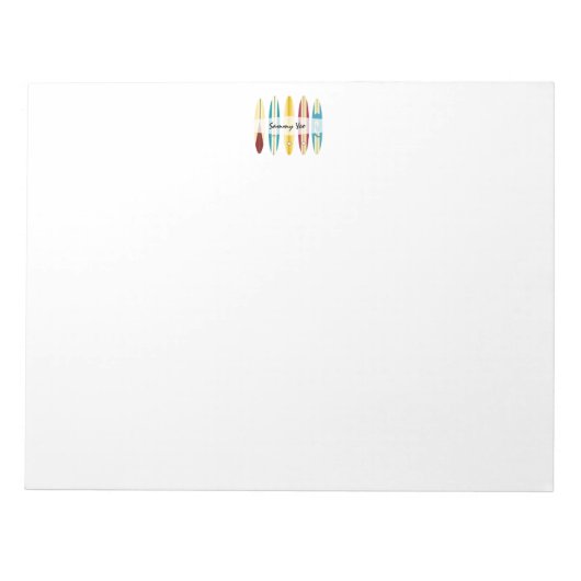 langplanken notitieblok (Voorkant)