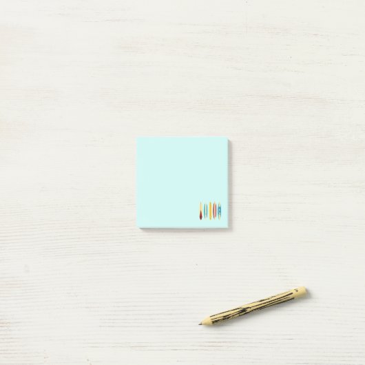 langplanken post-it® notes (Op bureau)