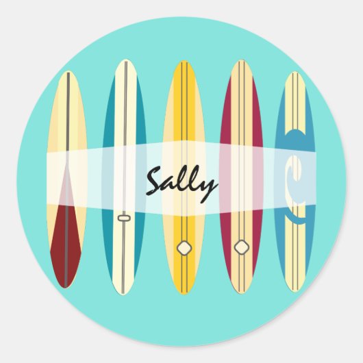  langplanken ronde sticker (Voorkant)