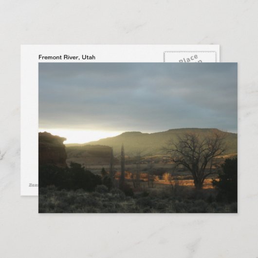 Langs de Fremont-rivier Briefkaart (Voorkant / Achterkant)