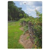 Langs de gebogen muur klembord (Achterkant)