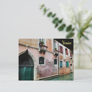 Langs de grachten van Venetië Briefkaart