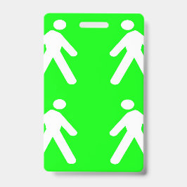 Langs de groene kant badge