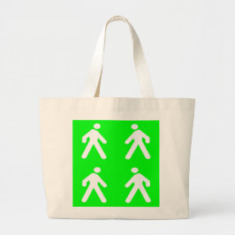 Langs de groene kant grote tote bag