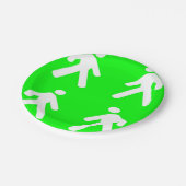 Langs de groene kant papieren bordje (Gekanteld)