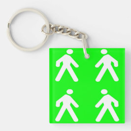 Langs de groene kant sleutelhanger