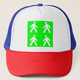 Langs de groene kant trucker pet