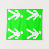 Langs de groene kant wandkleed (Voorkant (horizontaal))