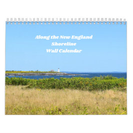 Langs de New England Shoreline Wall Agenda Kalender