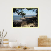 Langs de oceaan poster (Keuken)