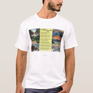 Langs de Oregon Coast Highway met een gedicht T-shirt