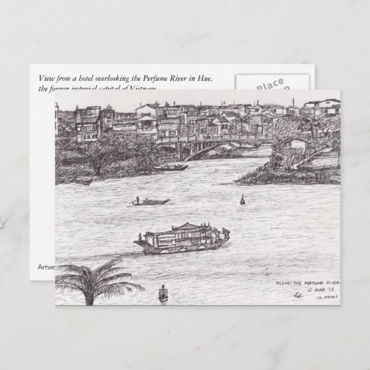 Langs de Perfume Briefkaart (Voorkant / Achterkant)