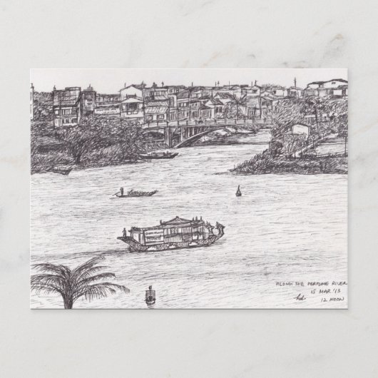 Langs de Perfume Briefkaart (Voorkant)