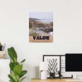 Langs de Rocky Path (waarde) Poster (Thuiskantoor)